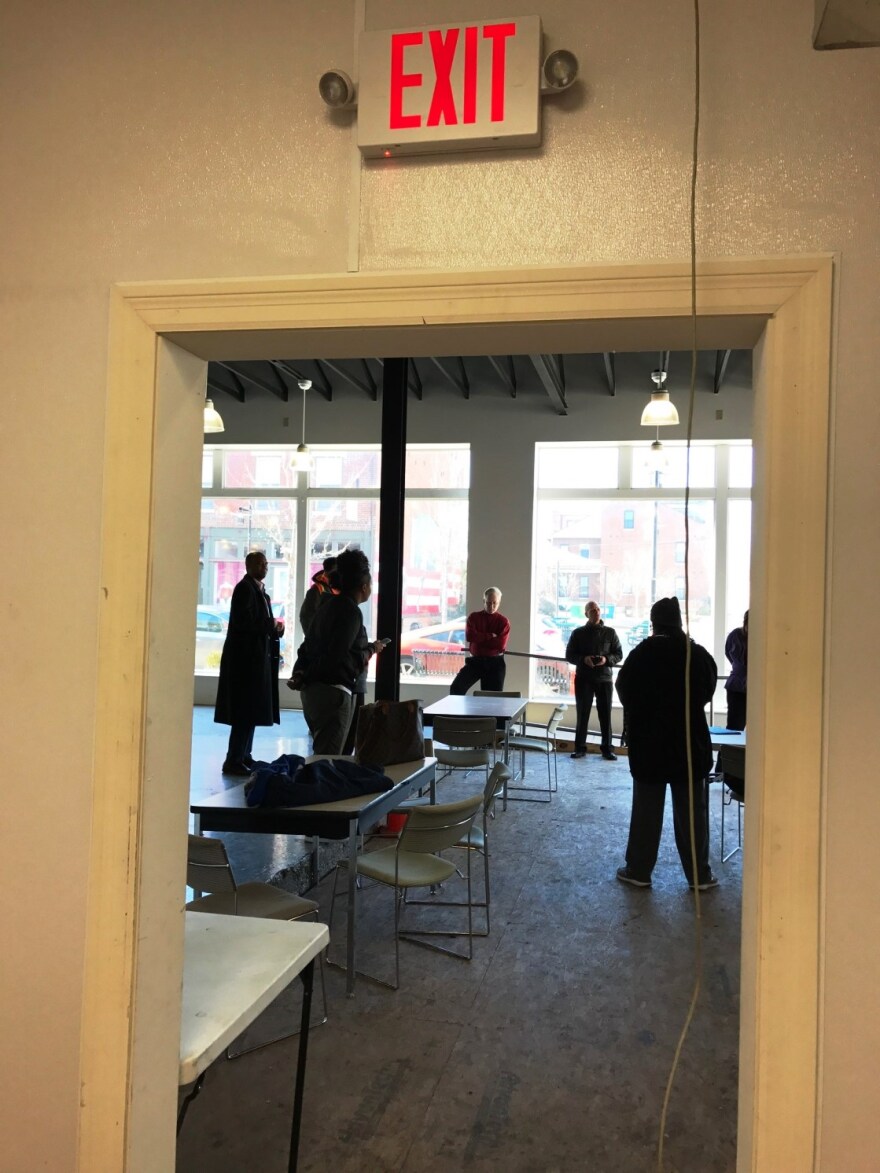 File photo. People interested in the Old North neighborhood restaurant competition visited the space on Jan. 4, 2017 and learned more about the contest.