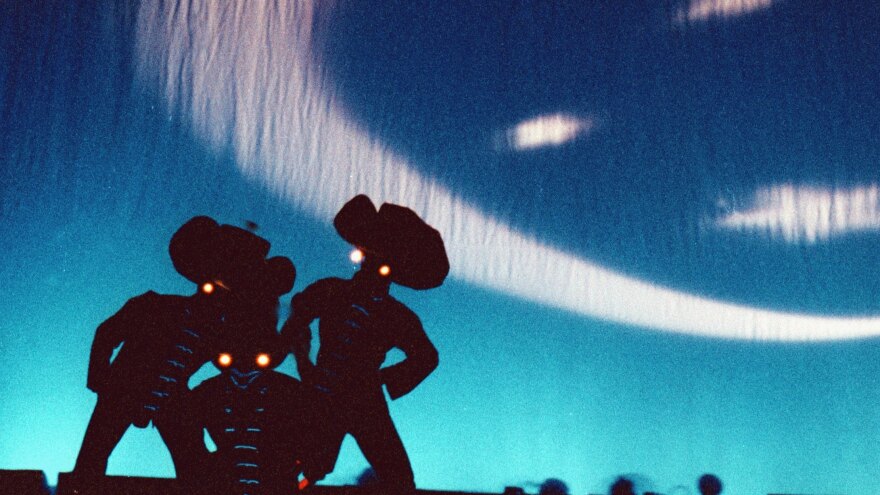 The Residents, performing in Minneapolis on November 14, 1990.