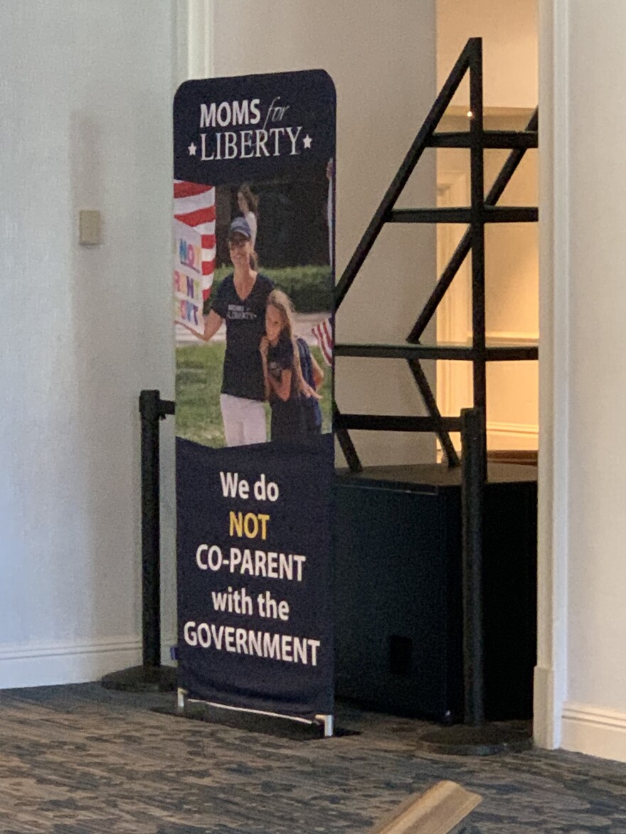 The three-day Moms For Liberty conference is taking place at the Tampa Marriott Water Street hotel.