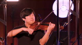 Violinist Siwoo Kim performs  
