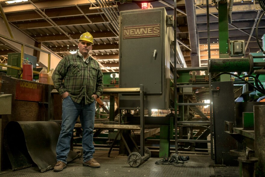 Todd Johnson, plant manager at Pyramid Lumber Company