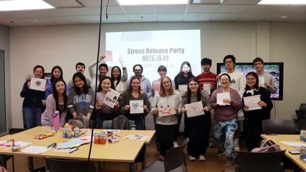 On Nov. 21, 2025, a UNC student group organized an art therapy gathering at the student union for their peers to decompress.