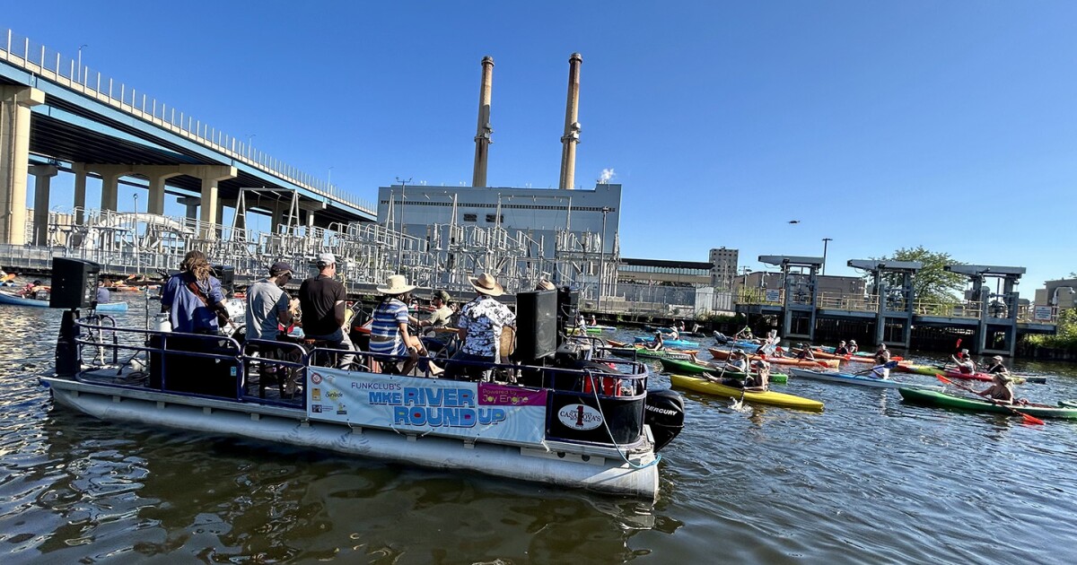 Every week, a group of Milwaukee music lovers brings rhythm to the river