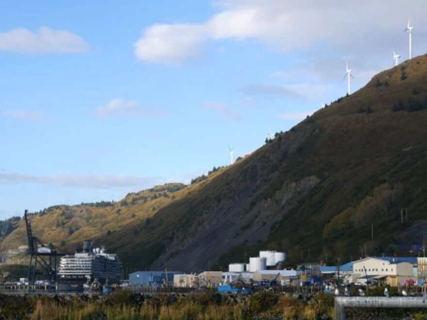 The Westerdam in Kodiak.