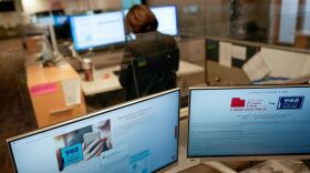 The 988 Suicide & Crisis Lifeline call center in Salt Lake City, where all Utah calls are routed, is pictured on Friday, Nov. 4, 2022. The call center, one of many across the country, continues to grow as they provide immediate access to crisis intervention and support for behavioral health.