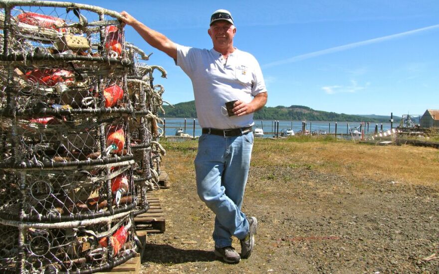 Crabber Tom Petersen would rather have his crab pots on the floor of the Pacific, but a toxic algae bloom has prompted health officials to close the south Washington coast to commercial and recreational crabbing. 