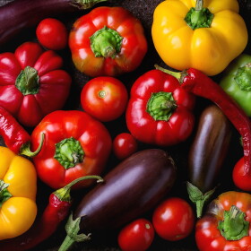 Tomatoes and peppers are among the produce that reaches its peak in late summer. Cooks can enjoy the harvest fresh or preserve it for colder months.