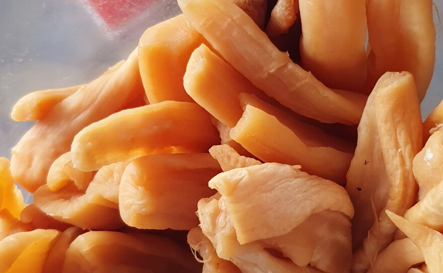 Dried and Salted Daikon Radish made by Chenda's mother