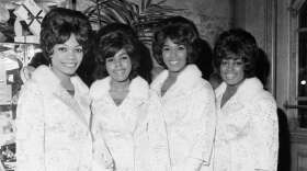 American girl group the Shirelles, Shirley Owens, Beverly Lee, Doris Kenner and Addie 'Micki' Harris at the premiere of 'It's a Mad Mad Mad Mad World'. Their biggest hit came with the pop classic 'Will You Love Me Tomorrow?'  (Kaye/Express/Getty Images)