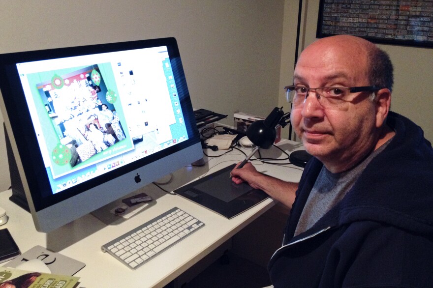 Steve Mark, who was forced to retire after 35 years with Hallmark, is now enamored with Facebook, where he can create his own cards.