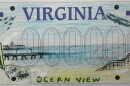 Larry Estes’ winning design for a new Ocean View license plate blends the neighborhood’s past and present, with a mermaid, a roller coaster from the old amusement park and a 1910 warship takeoff.
