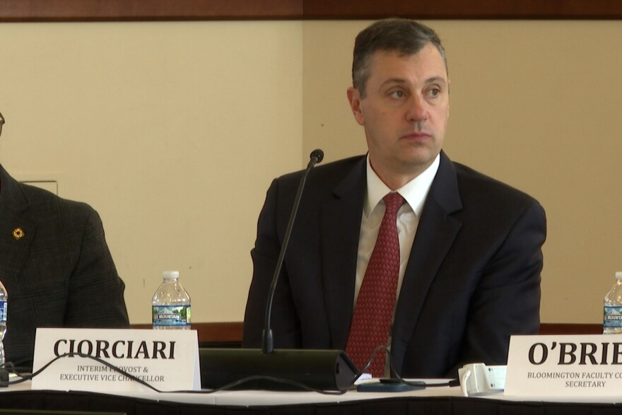 ciorciari interim provost