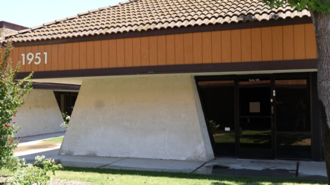 Alexandra Lozano's office in Fresno with no visible signage on N Gateway Blvd near the Fresno Yosemite Airport.