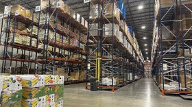 Feeding Tampa Bay warehouse is full of dry and perishable goods. 