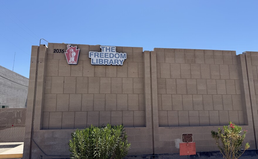 Howard Blitz, founder and director of the Freedom Library, is pictured at the library on July 1, 2026.
