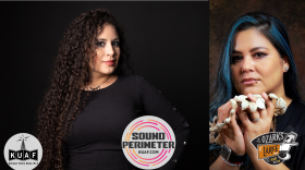 composers Jimena Contreras L and Nubia Jaime Donjuan R