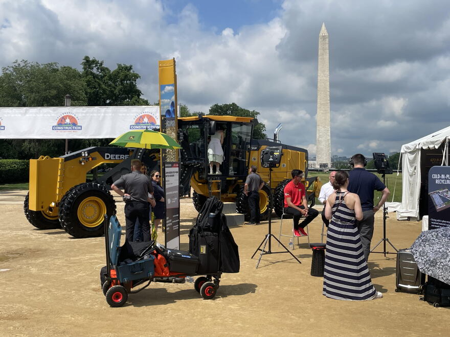 John Deere & Company at the Celebration of Construction on the National Mall, occurring on Thursday, May 15th.