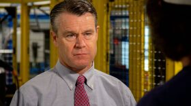 Sen. Todd Young at an event in 2024.