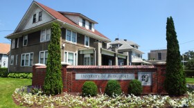 Marlboro College, in Vermont, and the University of Bridgeport - based in Connecticut, and whose campus is pictured here in July 2015 - announced Thursday that they plan to merge the institutions.