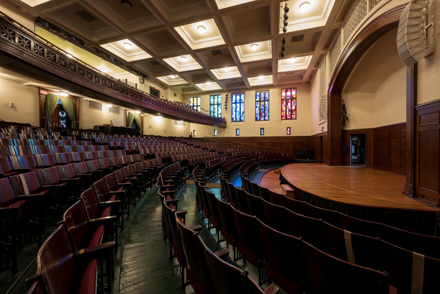 Sheldon Concert Hall interior