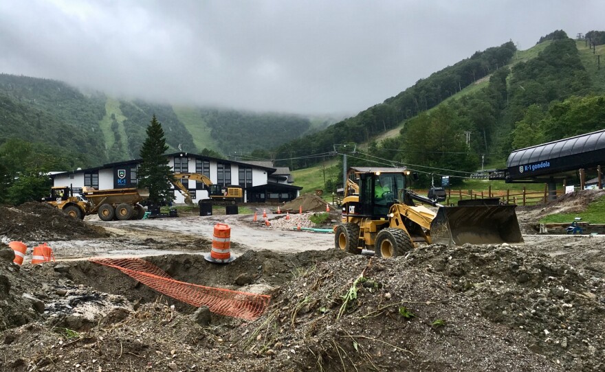Construction has begun on a new $29 million base lodge at Killington. Resort officials say the new building will be constructed in front of the current lodge, which is set to be dismantled and removed next April.