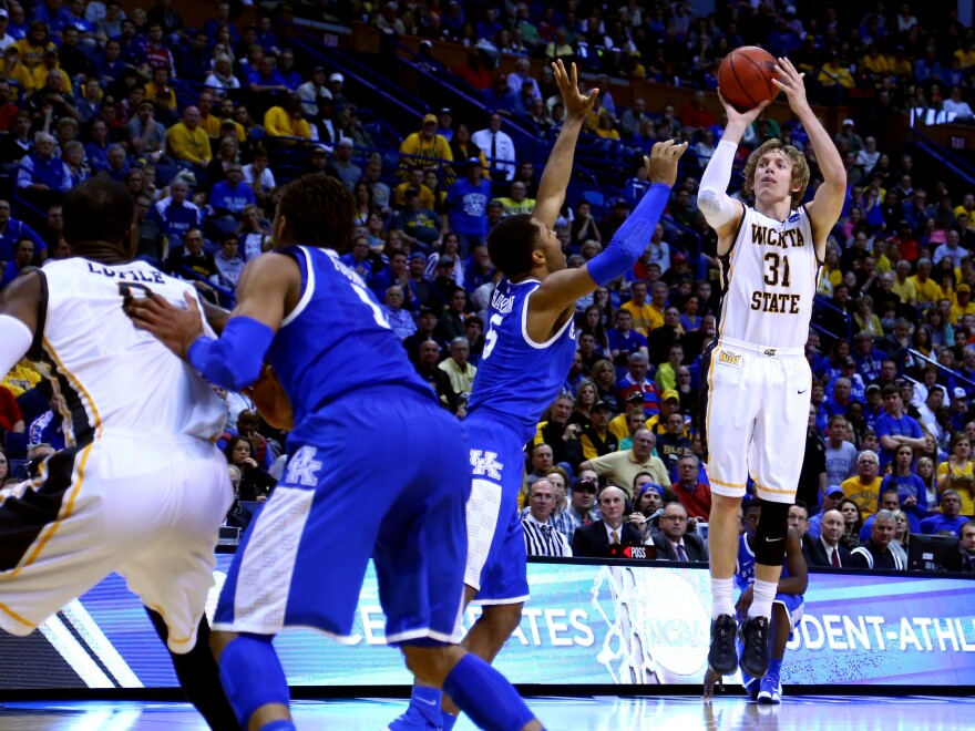 Last year's Wichita State Shockers were the most recent team to enter the NCAA Tournament undefeated — but their bid for perfection was foiled by Kentucky.