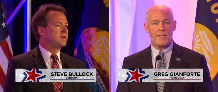 Democratic Governor Steve Bullock and Republican challenger Greg Gianforte today each accepted invitations to one live debate on TV, but they disagree on the specific details of two more.