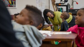 Iris Jackson became a teacher in St. Louis Public Schools through the St. Louis Teacher Residency Program. She was a long-time substitute and reading tutor before getting certified through the residency program.