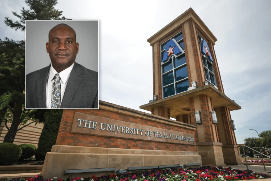 Archie Holmes, the UT System’s executive vice chancellor for academic affairs, will become acting president of the University of Texas at Arlington on Sept. 15, 2026. (Christine Vo | Fort Worth Report and UTA)
