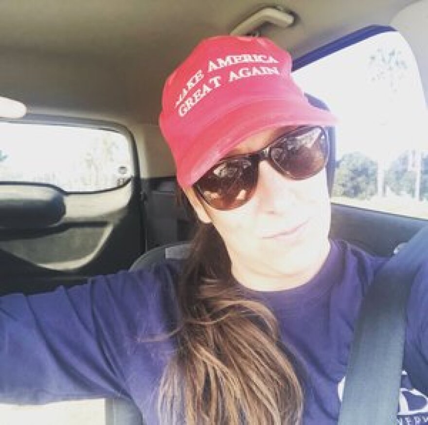 Seen here in a photo posted on Twitter, Ashli Babbitt of San Diego, was shot and killed by U.S. Capitol Police during the insurrection at the Capitol Wednesday.