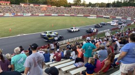 Fans at Bowman Gray Stadium 