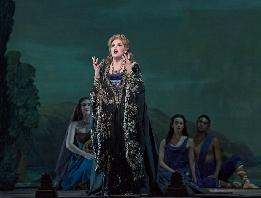 Jennifer Check as Helen of Troy in Boito's Mefistofele - Photo - Karen Almond - Met Opera