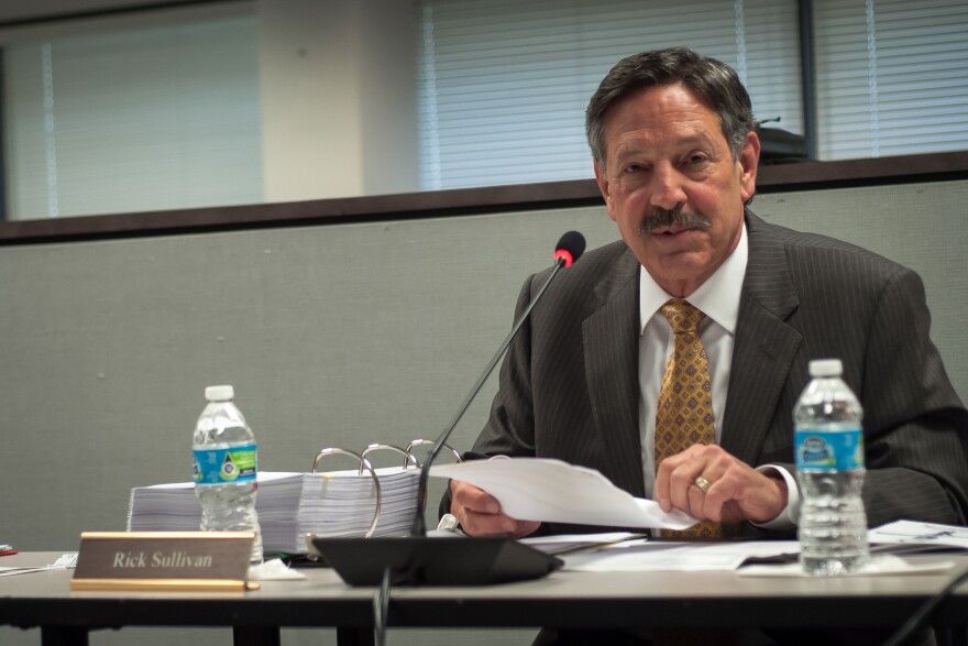 Richard Sullivan, president of St. Louis Public Schools' Special Administrative Board, at an April 2016 meeting.