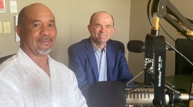 Ron Lovett, 1971 School 26 graduate, and Andrew N. Hart, CEO of The Oaks Academy.