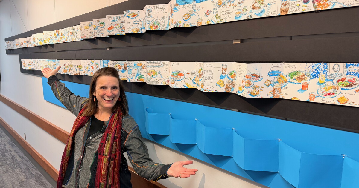 East Lansing architect draws everything she ate for a year, wins ArtPrize public vote