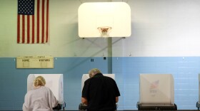 Voters fill out ballots on Wisconsin's state primary day on Aug. 9, 2022 at Concord Community Center in Sullivan, WI. (Alex Wroblewski/Getty Images)