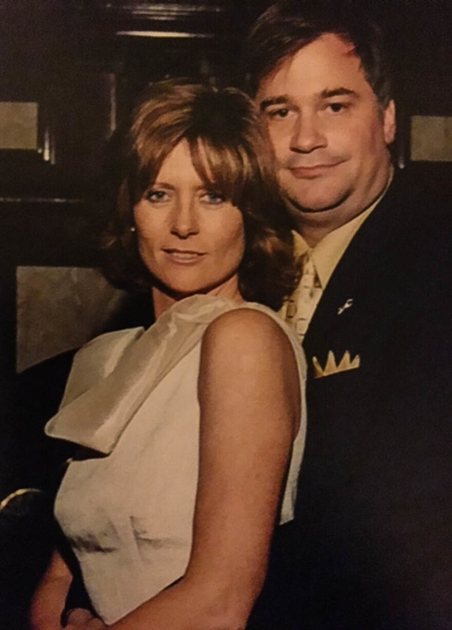 Lynne and Greg Houston on their wedding day, Nov. 2, 2001.