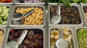 Ingredients at a Sweetgreen restaurant in Washington, D.C.