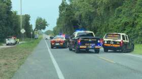 Florida Highway Patrol troopers say three people were killed when a pickup crossed the centerline on State Road 200 in Marion County. Photo: MCSO