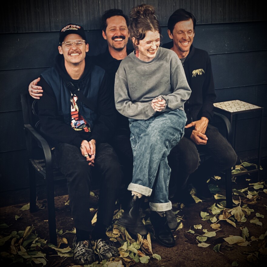 From left to right: Drummer Preston Faires, guitarist Zach Zeller, lead vocalist and songwriter Cam Zeller and bassist Dan Wait.