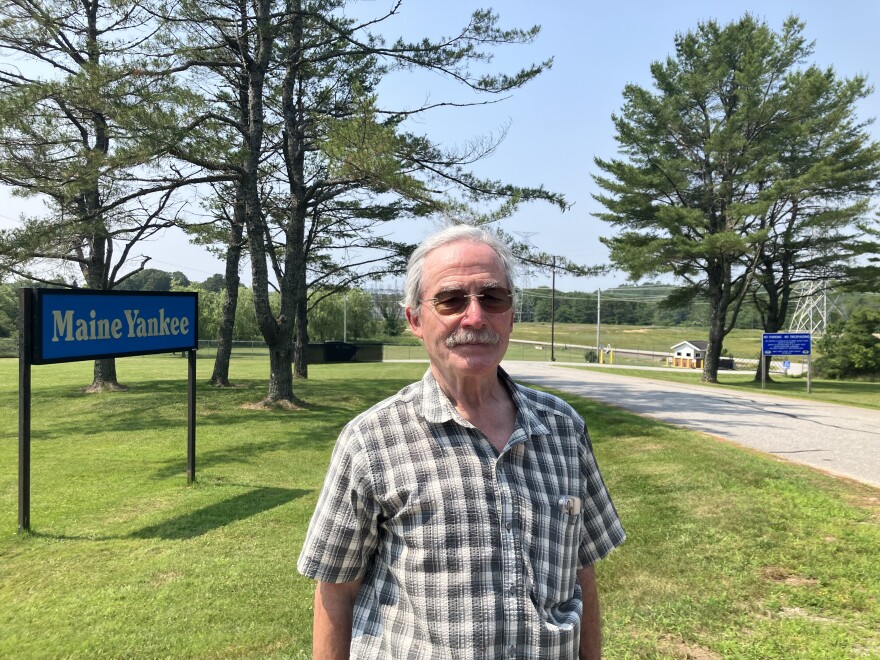 Don Hudson is chair of the citizens advisory panel that helps Maine Yankee advocate to remove nuclear waste from the former Wiscasset plant.
