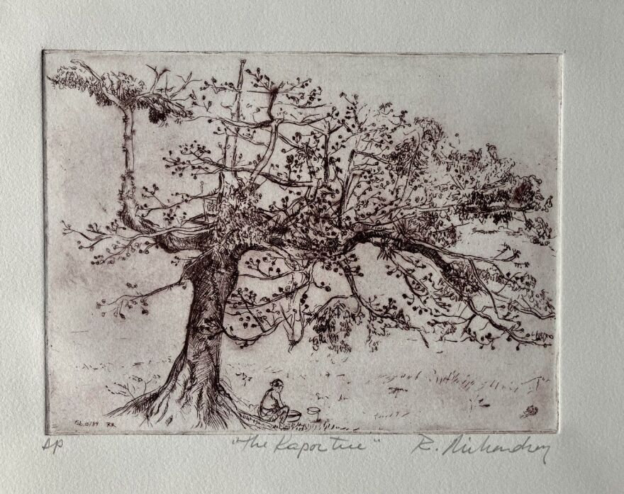 Etching by Sir Roland Richardson