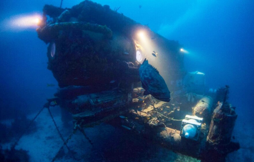 There have been about 50 undersea research bases like Aquarius Reef around the world. Today, it's the last one that remains devoted to scientific research.