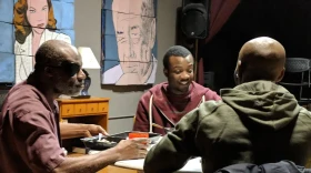 Ixion Theatre's first production of Broke-ology starred Rico Bruce Wade, Daniel Bonner, and Lekeathon Wilson. It's one of four shows the company is bringing back this season.