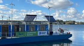 The Elizabeth River Project’s Learning Barge. (Photo by Katherine Hafner)