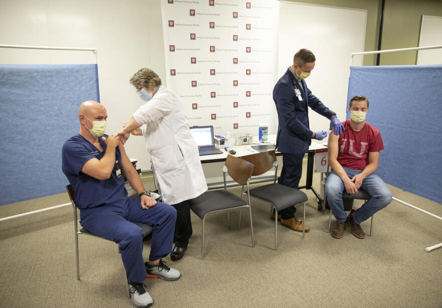 Because of limited supplies, early COVID-19 vaccine distribution in Indiana will be limited to health care workers and long-term care residents.