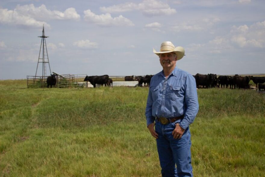 Mark Gardiner stands on his family’s generational ranch.