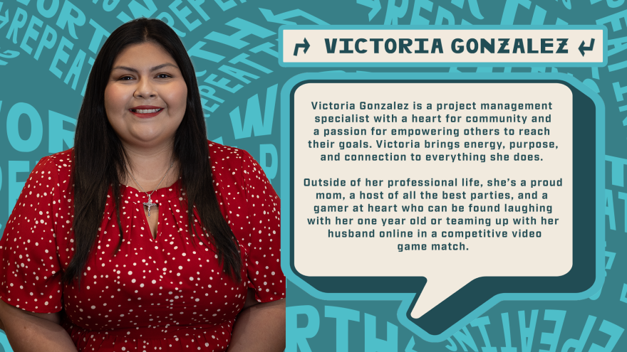 Our next storyteller is Victoria Gonzalez. Victoria shares a story about meeting someone special in a very unlikely place.
