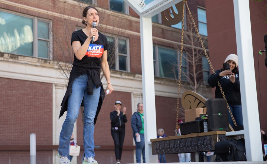Thousands of people participated in Wichita's No Kings march and rally on March 28. The event joined more than 3,000 others across the country as a demonstration against the Trump administration.