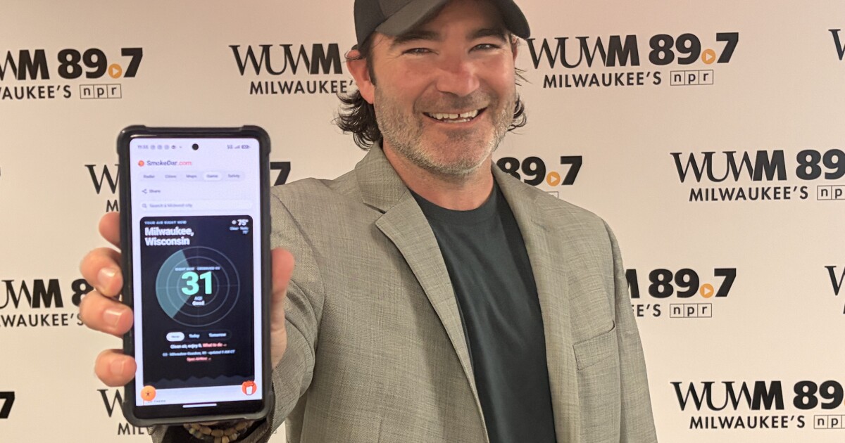 Milwaukee man creates app to track air quality following wildfire smoke